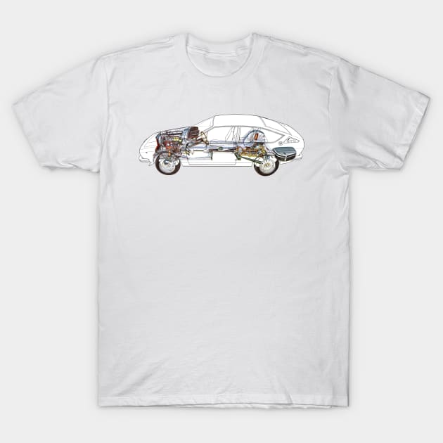 Alfa Romeo Alfetta GTV T-Shirt by hi ~ hello ~